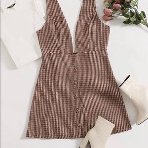 SHEIN plus-size pinafore skirt